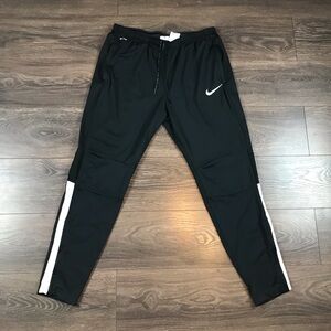 Nike Dri-FIT Academy Knit Men’s Sporty Style Black Soccer Training Pants Size XL